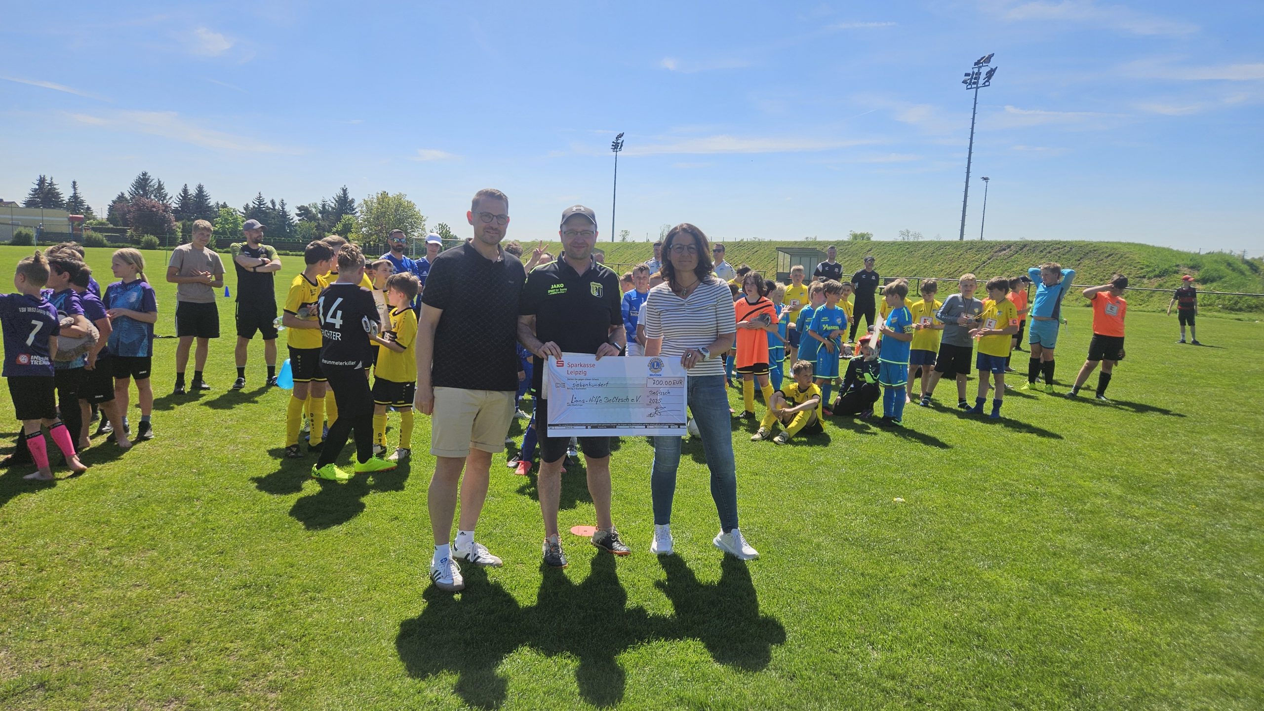 Lions Club Delitzsch unterstützt den SV Concordia Schenkenberg