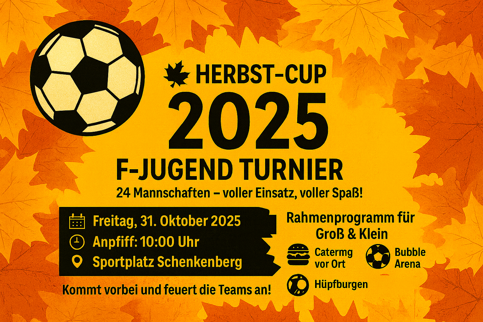 F-Jugend-Herbstcup 2025 – Das große Finale steht bevor!