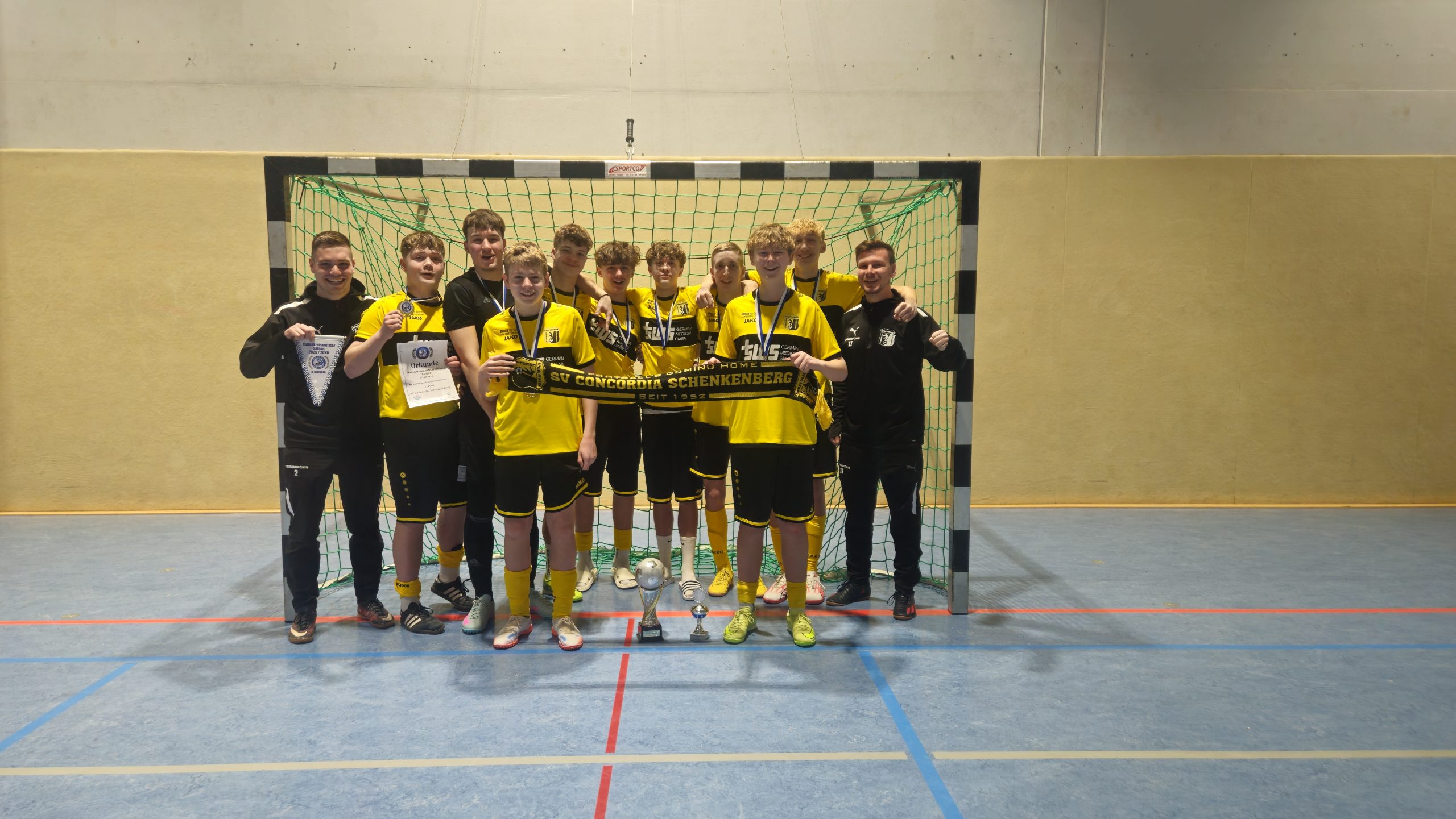 B-Jugend holt ersten Titel 2026 bei der Futsal-Nordsachsenmeisterschaft