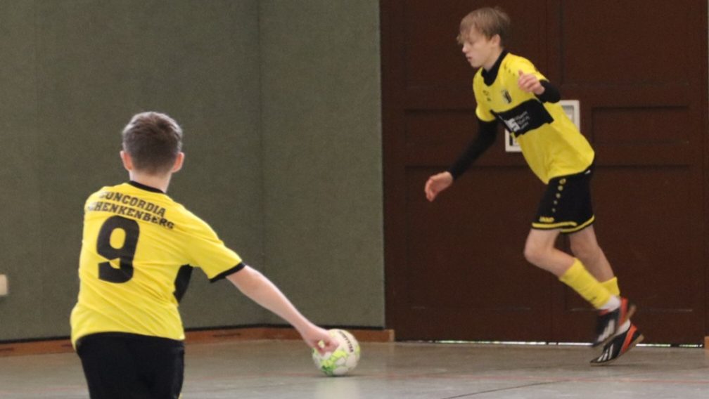 C2 des SV Concordia Schenkenberg im Spiel bei der Hallenkreismeisterschaft Vorrunde
