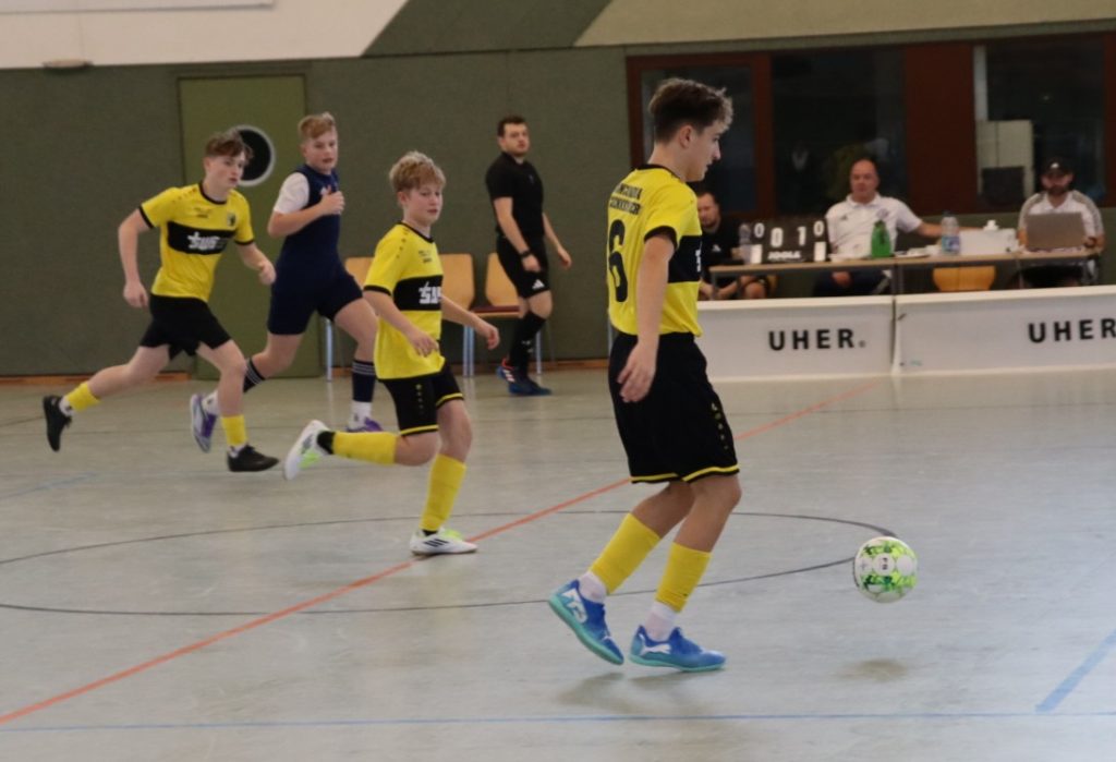 C1 des SV Concordia Schenkenberg im Spiel bei der Hallenkreismeisterschaft Vorrunde