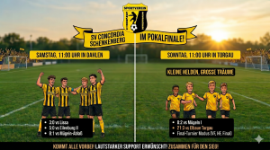 SV Concordia Schenkenberg im Pokalfinale: Doppel-Chance auf Titel!