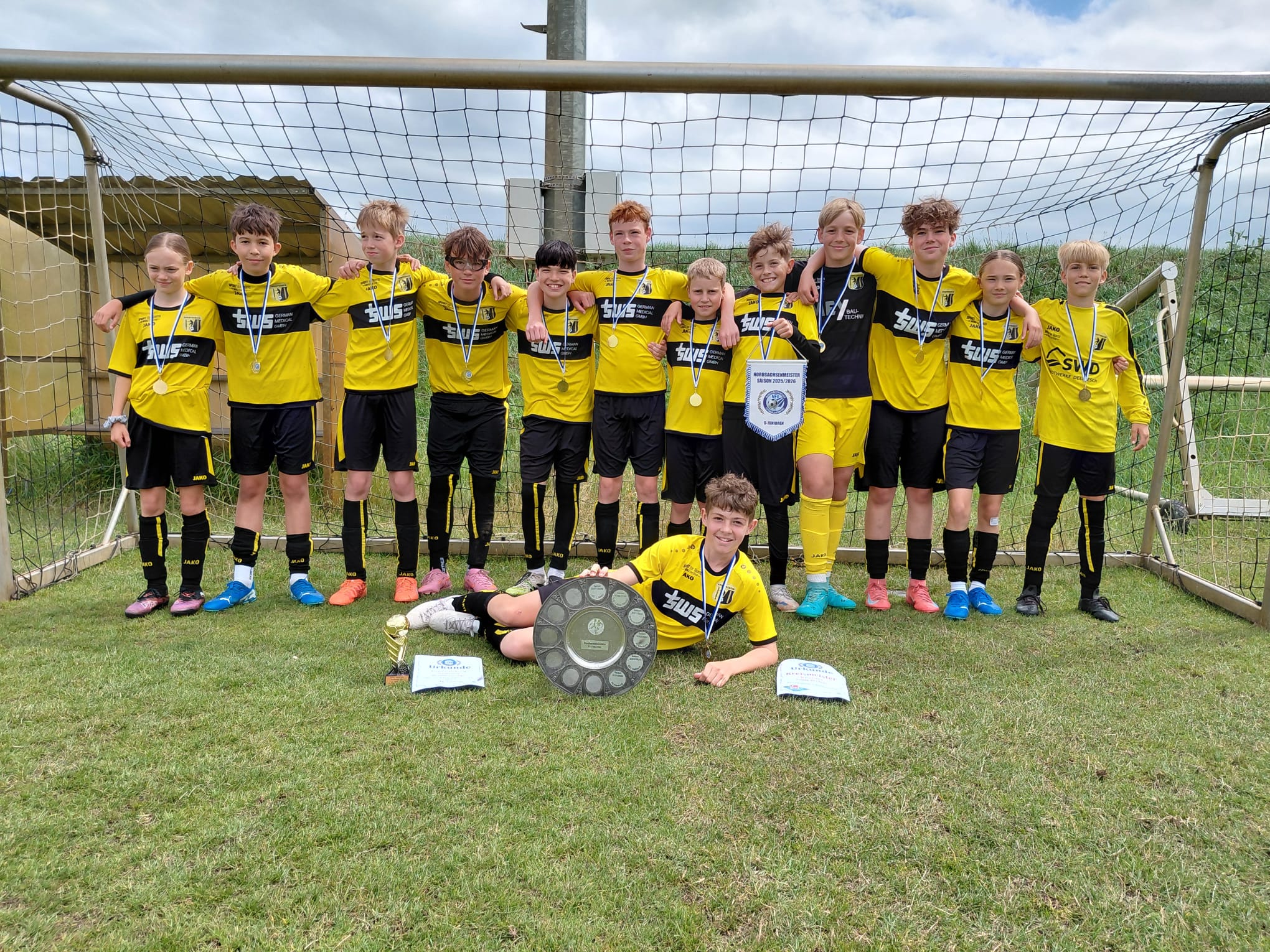 Ungeschlagene D1-Jugend krönt perfekte Saison mit Meistertitel – SV Concordia Schenkenberg