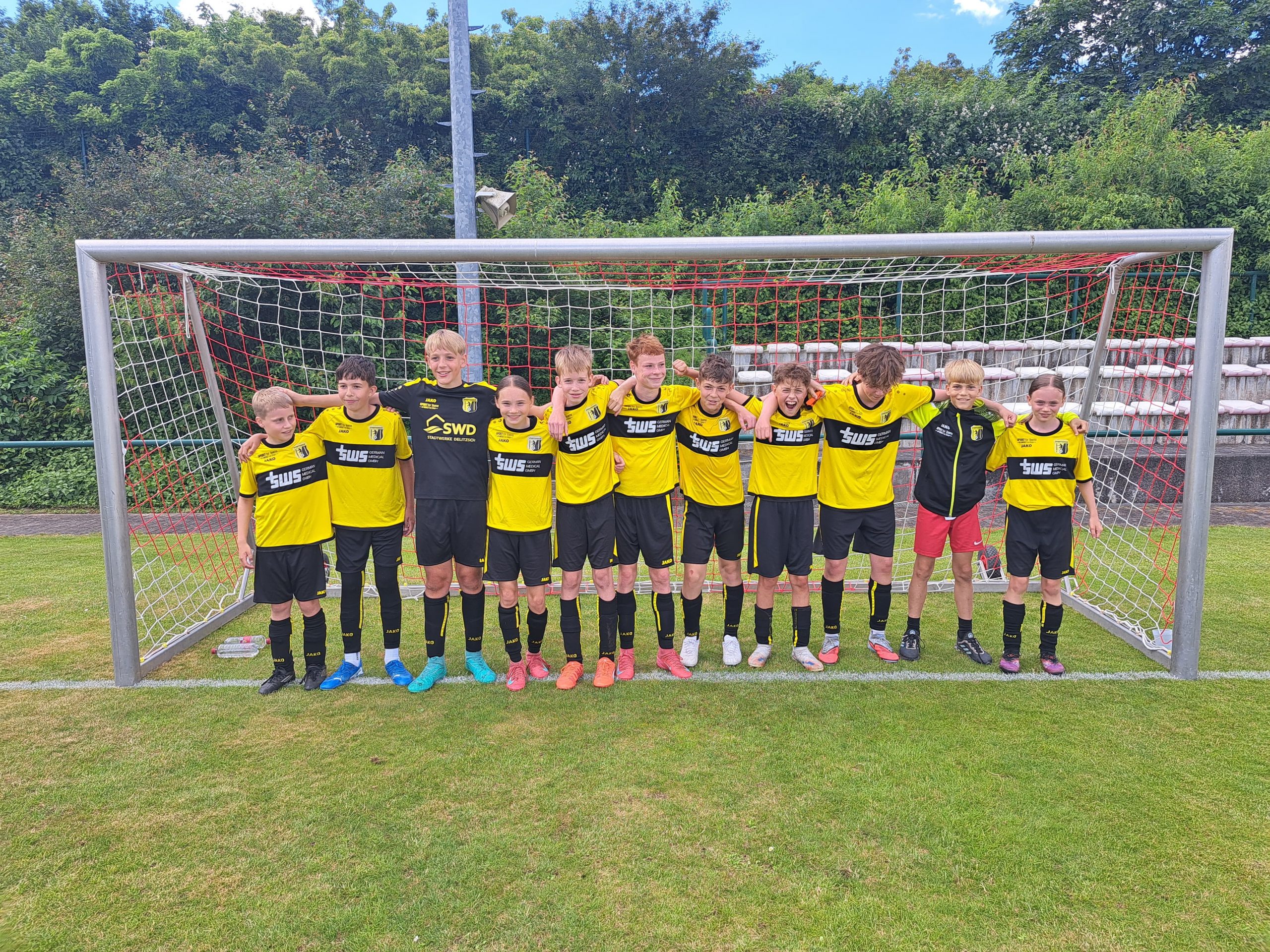 Meistertitel und 200-Tore-Marke am Doppelspieltag – D1-Jugend Concordia Schenkenberg Teamfoto 2026