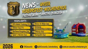 Großes Vereinsfest in Schenkenberg
