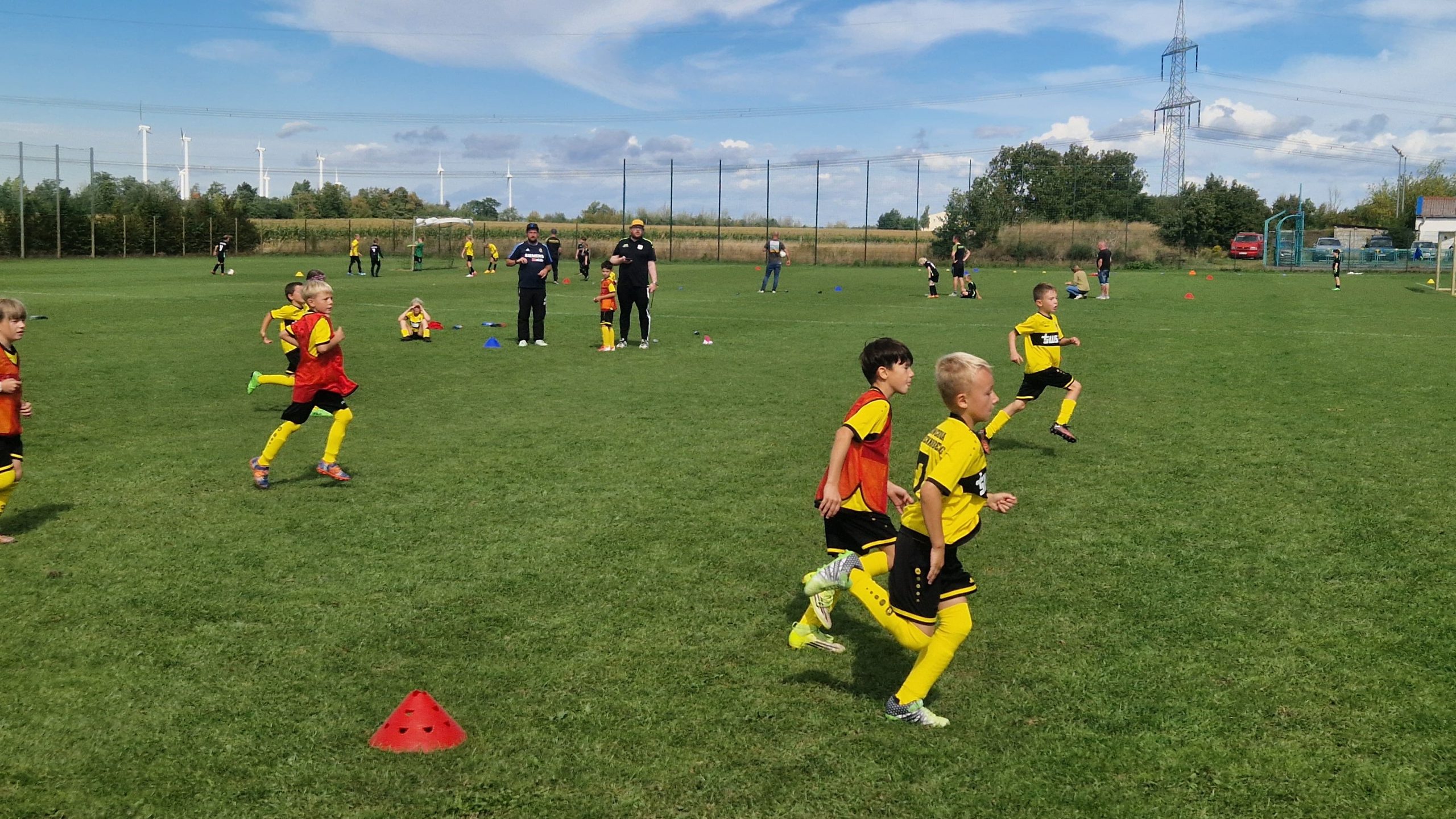 F-Jugend von SV Concordia Schenkenberg beim Turnier in Glesien, Saison 2026/2027