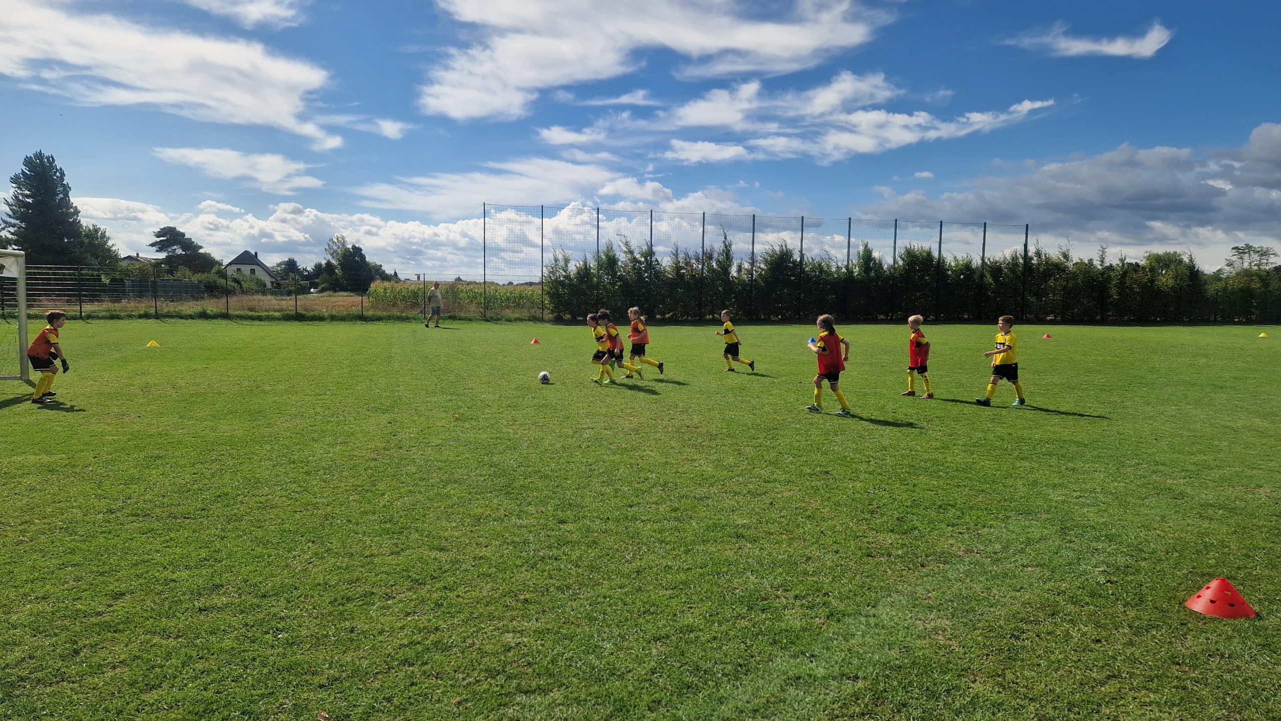 F-Jugend von SV Concordia Schenkenberg beim Turnier in Glesien, Saison 2026/2027