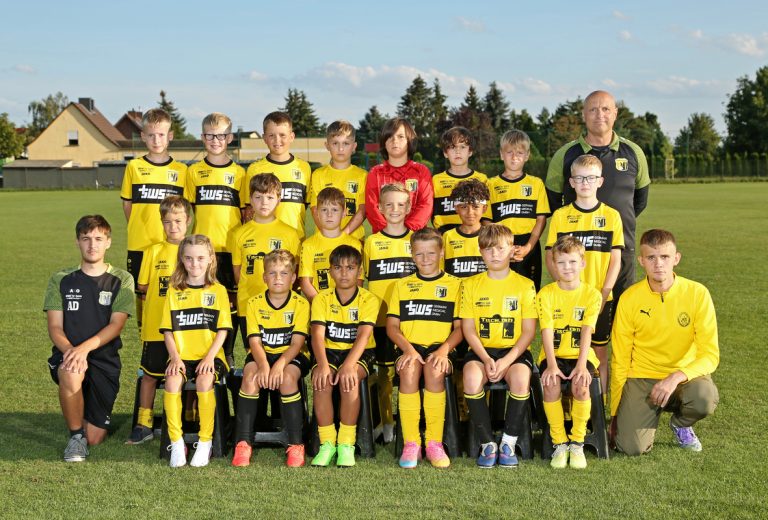 Mannschaftsfoto der E-Jugend des SV Concordia Schenkenberg