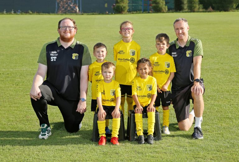 Mannschaftsfoto der G-Jugend des SV Concordia Schenkenberg