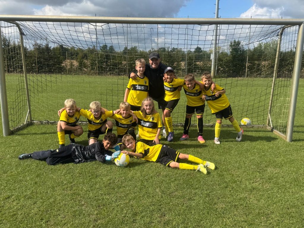 E-Jugend Trainingslager des SV Concordia Schenkenberg beim Training am Freitag
